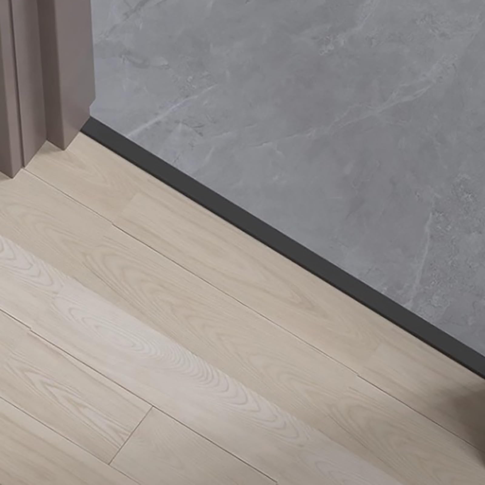 3 piezas 90cm Largo, Tapajuntas Suelo Perfil De Transición, Tira de Transición para Baldosas, Laminado y Parquet(Grey,5cm*270cm(3 * 90cm))
