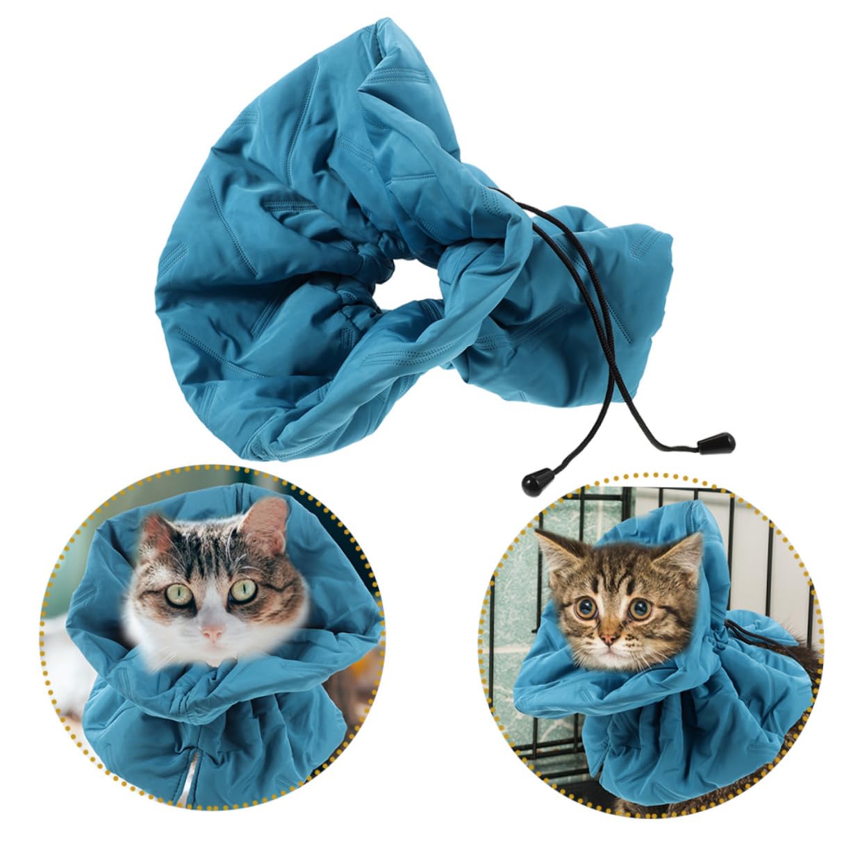 Supvox 4stücke Surgery Recovery Collar Für Katzen Verstellbarer Weicher Und Atmungsaktiver Schutzkragen Für Postoperative Pflege Zum Verhindern Von Lecken Und Kratzen