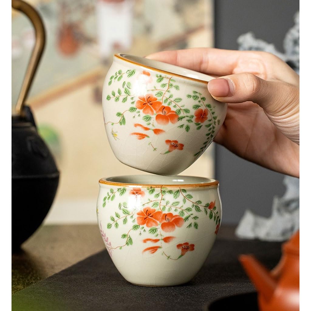 Filiżanka do herbaty Kubek do herbaty Ceramiczny kubek dla gości Kung Fu Herbata Kubek do herbaty Kubek dla Gościnności Domowej Ceramika Osobista Ceramika Pojemnik do namaczania