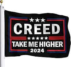 Creed 2024 Take Me Higher Flags 3x5 Outdoor Vintage Flags Outdoor Banner For Garden 3x5 Ft, Graduation Gifts For Women