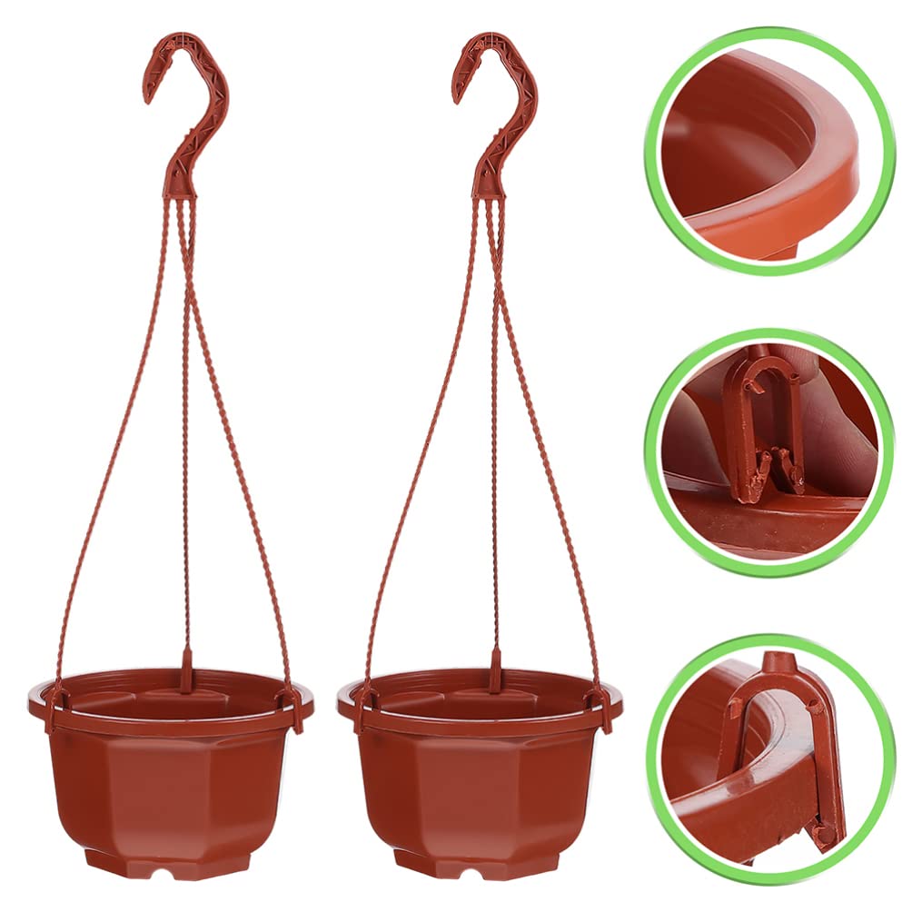 Cabilock 15 Stücke Hängeampel Kunststoff Hängetopf Für Pflanzen Blumenampel Blumentopf Hängend Blumenkorb Hängekorb Hängend Blumentöpfe Wand Für Innen Outdoor Garten Balkon