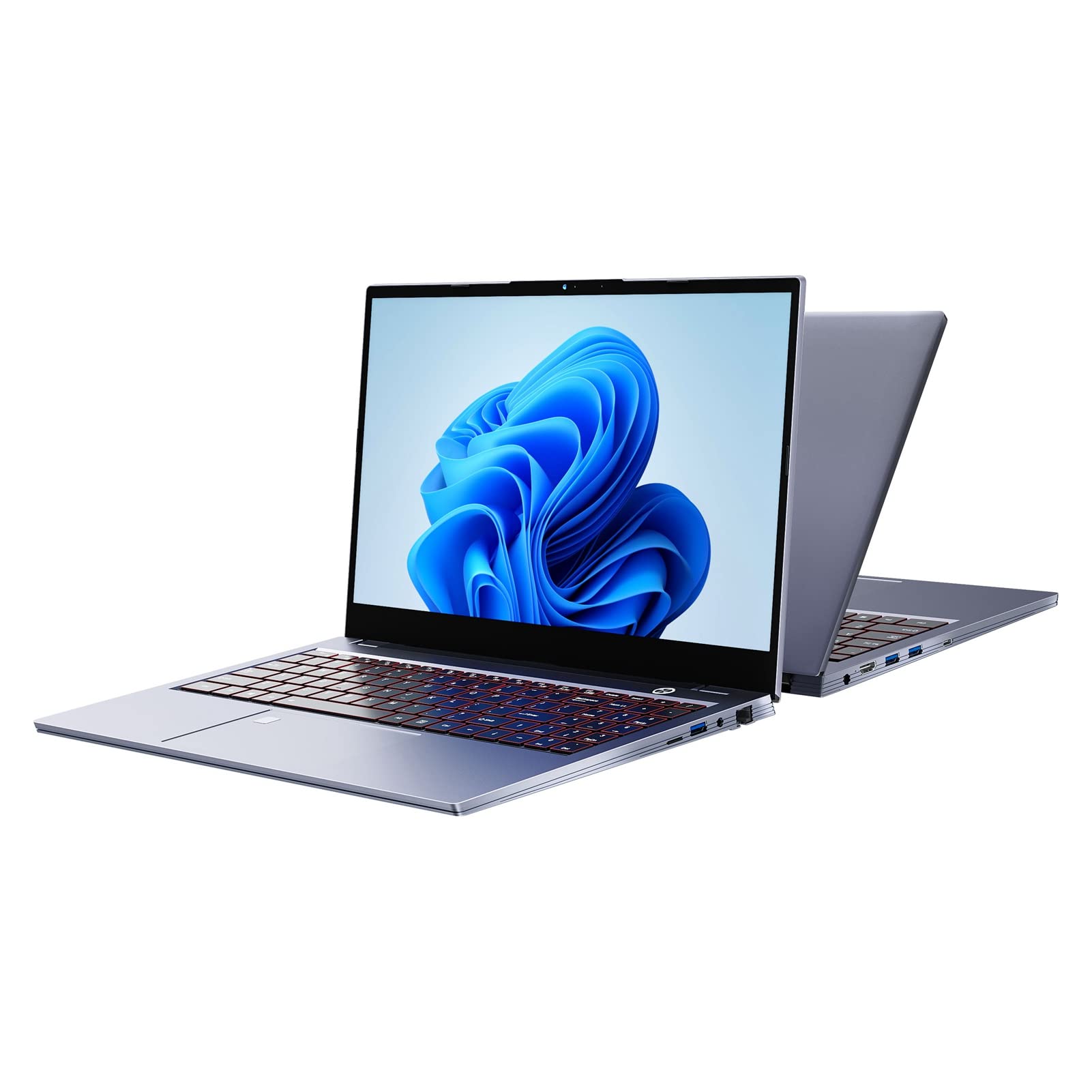 Airshi Computer Portatile da Ufficio, Laptop Aziendale da 15,6 Pollici 8000 mAh per Lavoro (8+256G Spina UE)