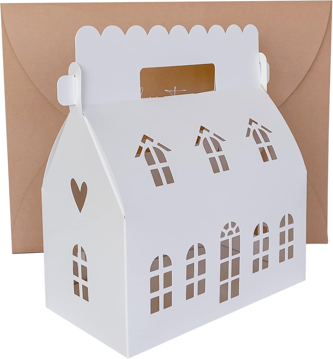 Karentology 10 Pcs Mansion House Shaped Gift Boxes House
