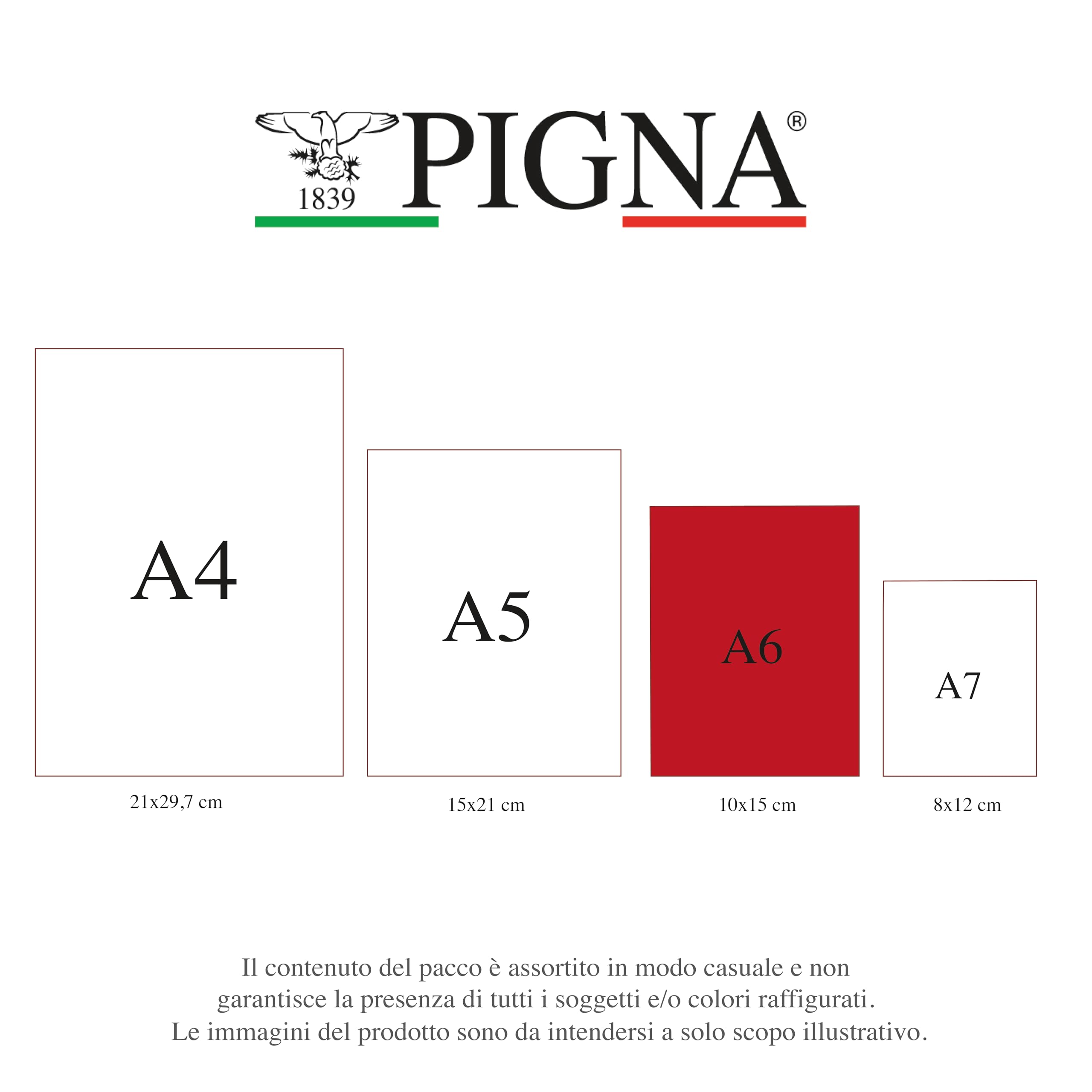 Pigna Blocchi Cervino A6, 20 sztuk, quadretti 5mm