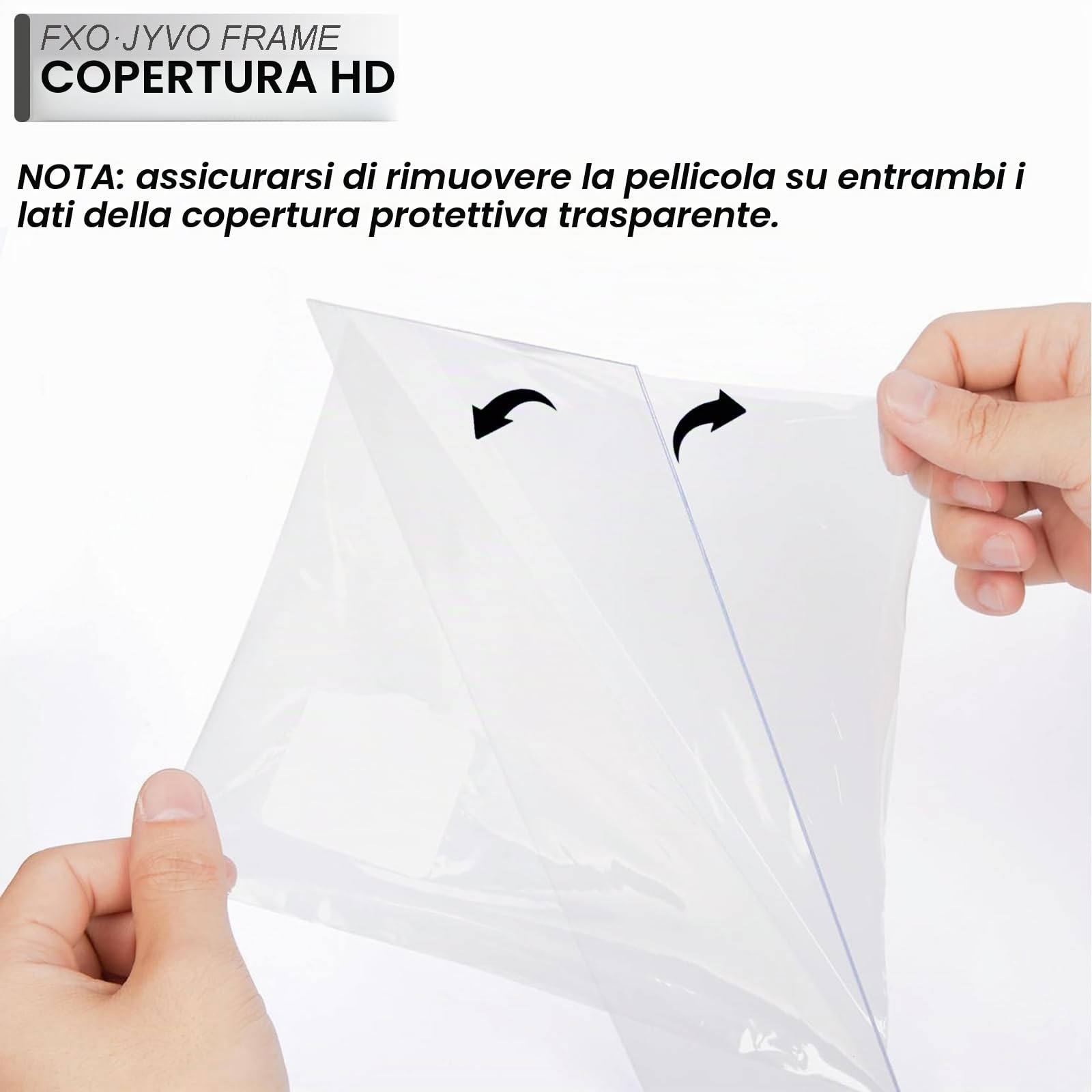 Fxojyvo Cornice per dischi in vinile per la copertina dell'album da parete, cornice nera 40,6 x 61 cm per qualsiasi disco LP da 30,5 cm con custodia, 1 confezione/nero
