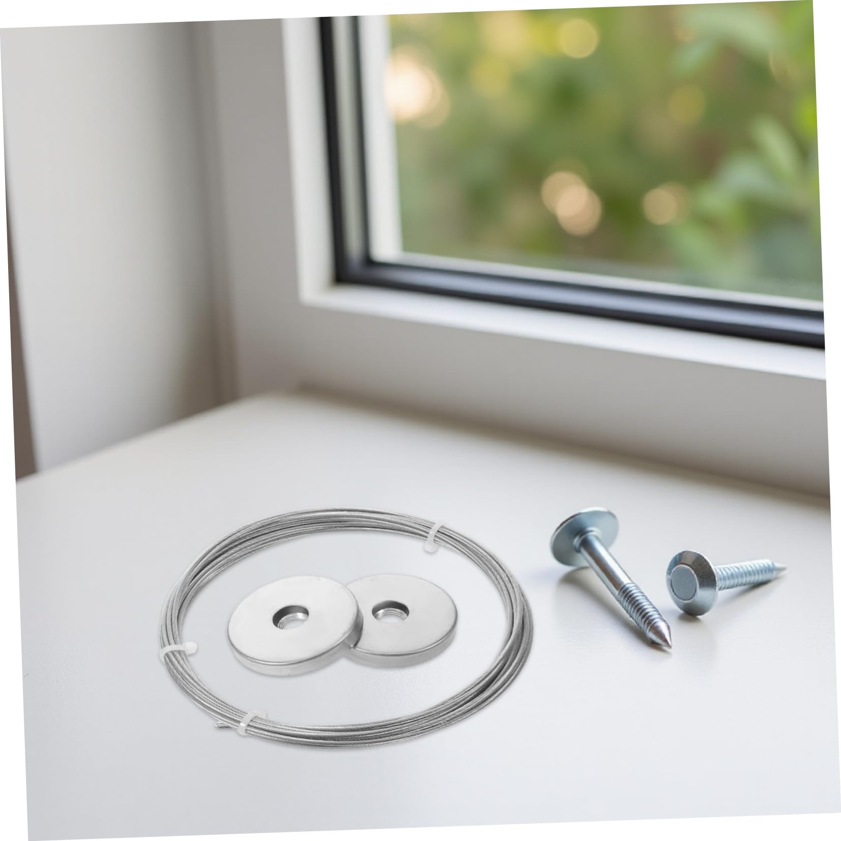 Toyvian Filo per Stendere i Panni in Acciaio Inossidabile da Metri Resistente al Vento per Balconi Interni ed Esterni