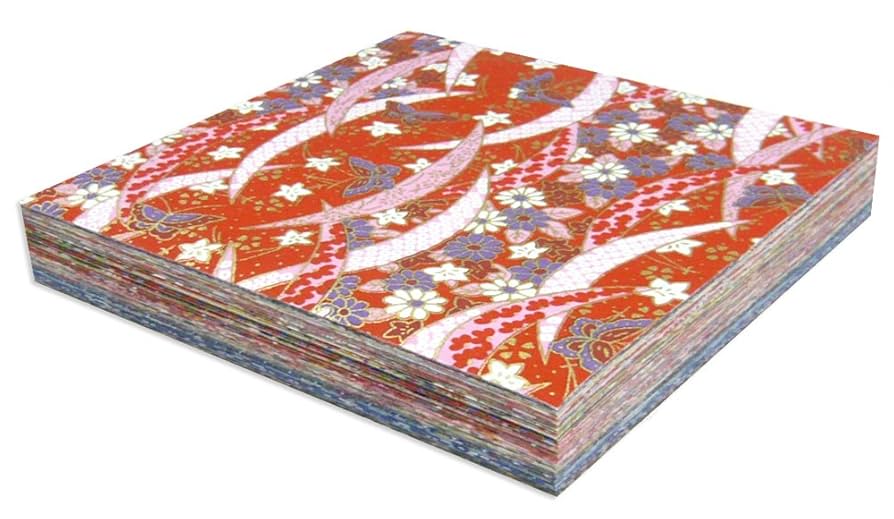 Amazon.com: [Amazon jp 獨家] 和紙川隅千代紙、友禪和紙、5.9 x