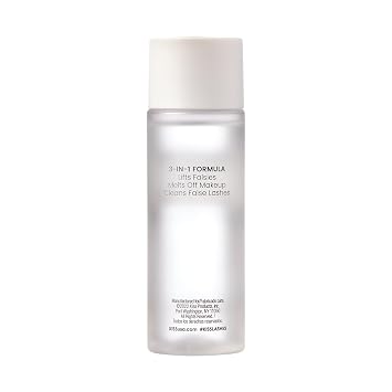 KISS Lash Purify Eye Makeup Remover & False Eyelash Cleanser/Conditioner, Gentle 3-in-1 Formula Removes Lash Glue & Waterproof Makeup, Net Wt. 50 ml (1.69 US fl. oz.)