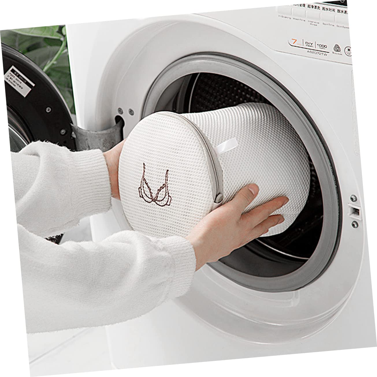 6Stücke Teiliges Wäschesäcke aus Atmungsaktivem Mesh für Waschmaschine Wiederverwendbare Wäschegitterbeutel für Empfindliche Textilien Unterwäsche Pullover