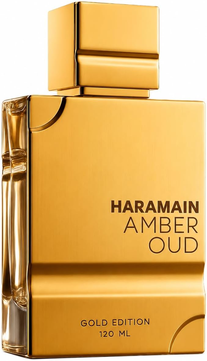 Al Haramain Amber Oud Gold Edition Eau De Parfum Spray 120ml (4 oz) - Unisex Arabian Perfume for Women & Men, Long-Lasting Amber Cologne with Refreshing & Sweet Fragrance