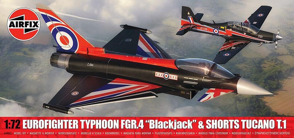 Airfix A40003 Eurofighter Typhoon FGR.4 (Blackjack) & Tucano T.1 1:72 Model Kit