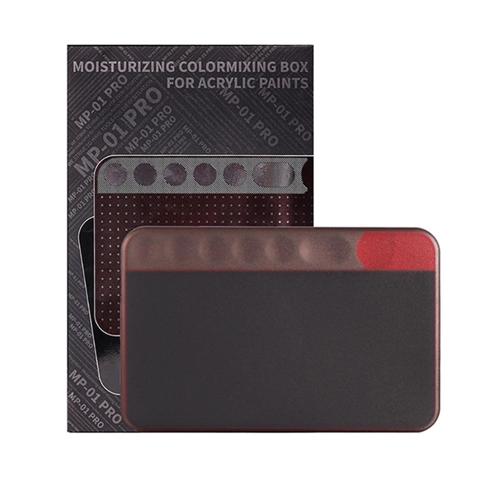 Nvoqilin Color Palette Paint Tray With Moisturizing Feature Ideal For Miniature Painting And Creative Projects Hobbyists Professional Use Paint Storage Case Palette Storage Case