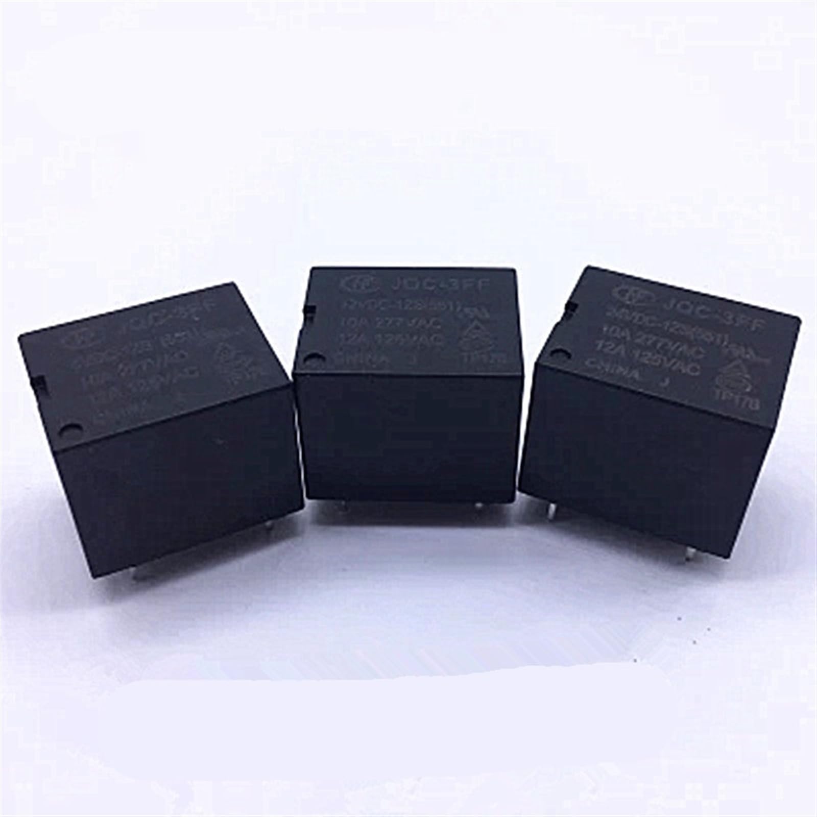10PCS/Lot Power relays JQC-3FF-5VDC-1ZS 5VDC 12A 5pin.