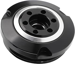 AMAKO Motorcycle Engine Oil Filler Cap: Fuel Tank Cover Caps Made of Aluminium Alloy, Compatible with BMW HP2 Enduro R1200GS R 1200 GS LC R1200R (Black Silver)