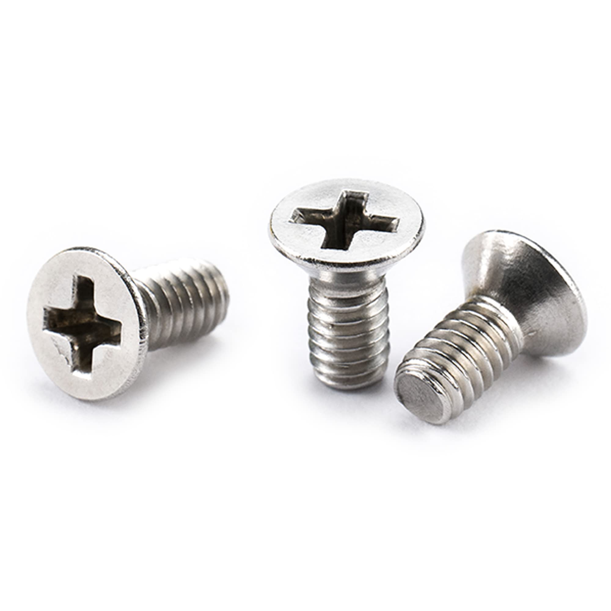Musiclily Pro #68-32X3/8" Stainless Steel Phillips Countersunk Mounting Screws for American Strat Style Electric Guitar Tremolo Block (Set of 3) - Image 3