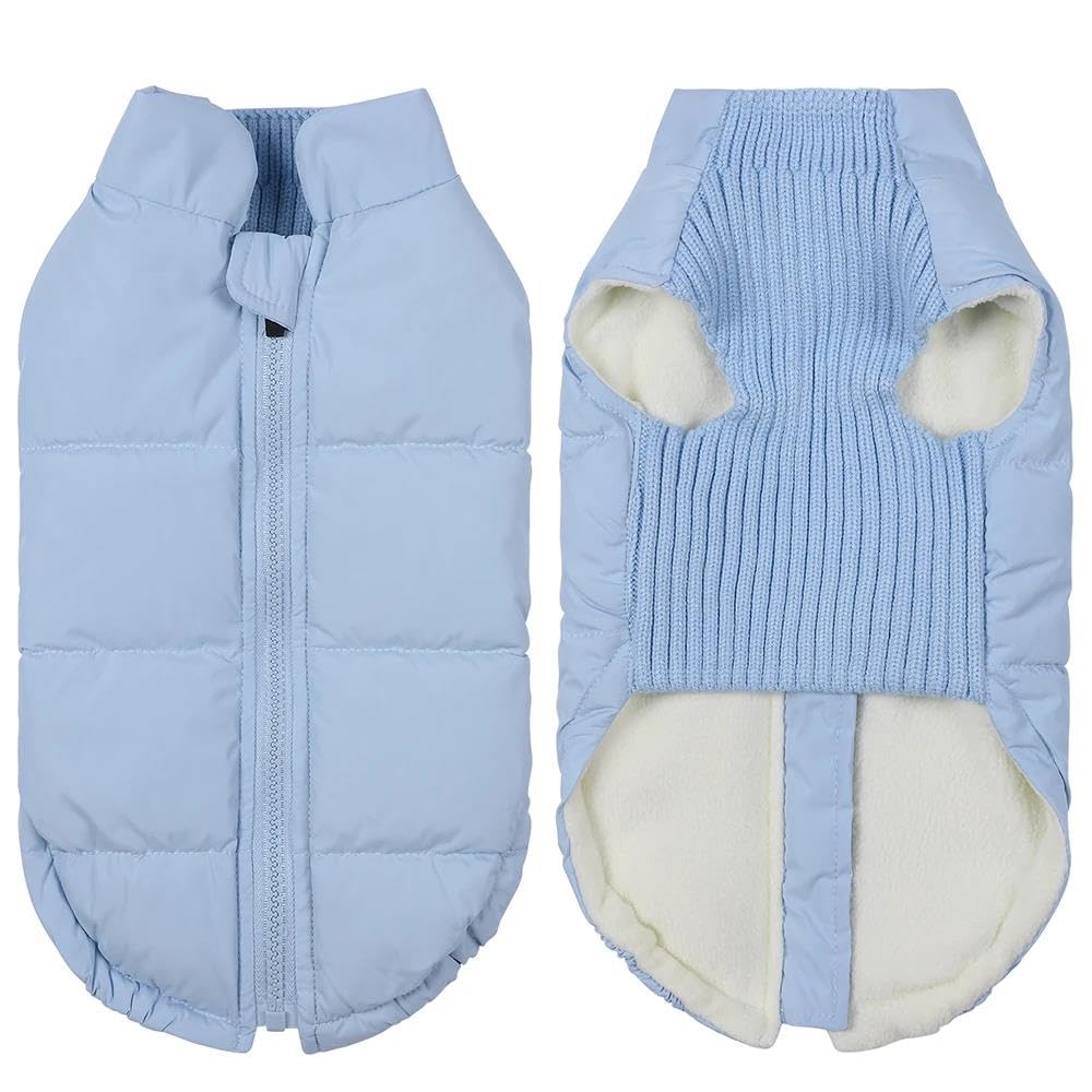 Winter Hundejacke – Warm, Wind- Und Wasserdicht, Mit Kapuze Und Riemen, Für Kleine Bis Mittlere Hunde
