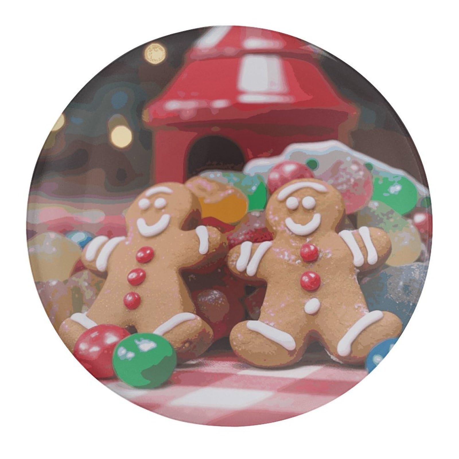 Fekiloot Style-23 Gingerbread Man Candy Refrigerator Magnet Fridge Magnet2 Pcs