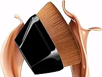 Pincel Mágico Hexagonal para Maquiagem 360° – Flawless Brush com Cerdas Macias e Densas, Cobertura Uniforme em Segundos, Ideal para Base, Corretivo, Blush e BB Cream | UrbanSkullShop