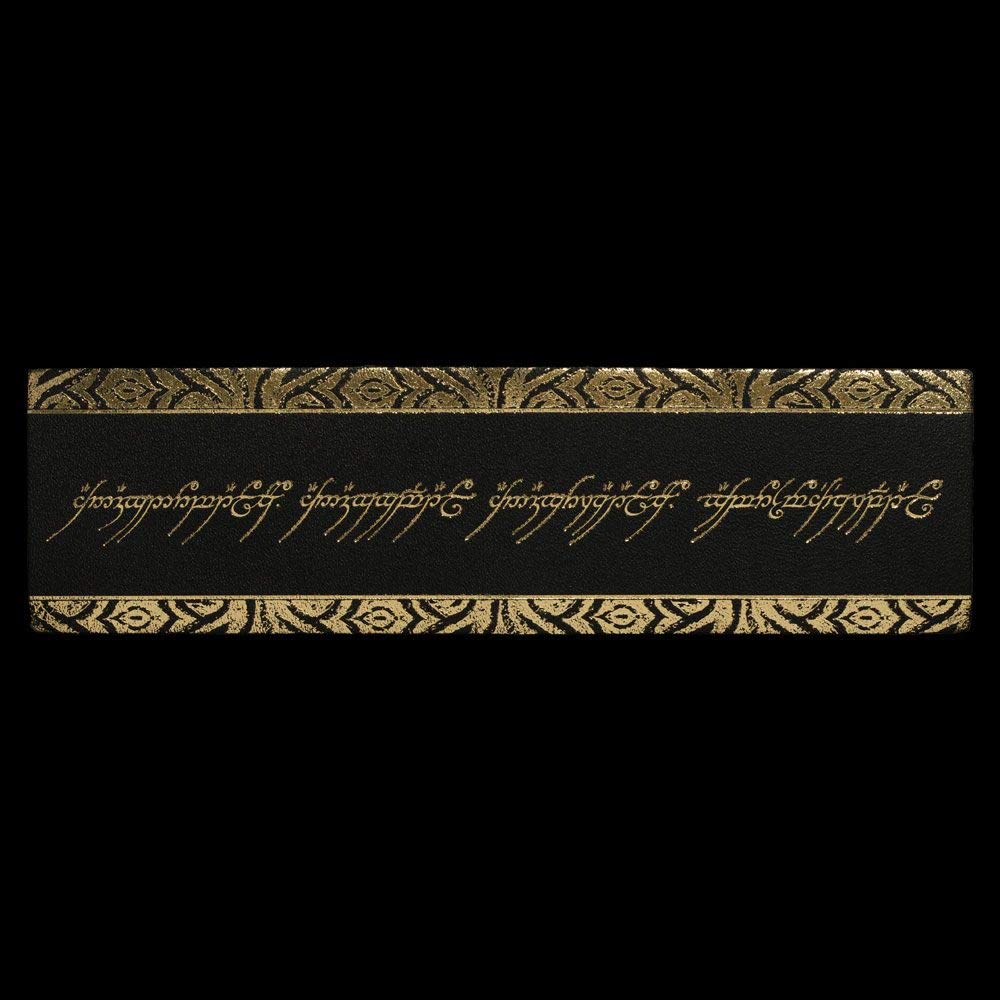 WETA Collectibles Lord of the Rings Leather Bookmark The One Ring Inscription