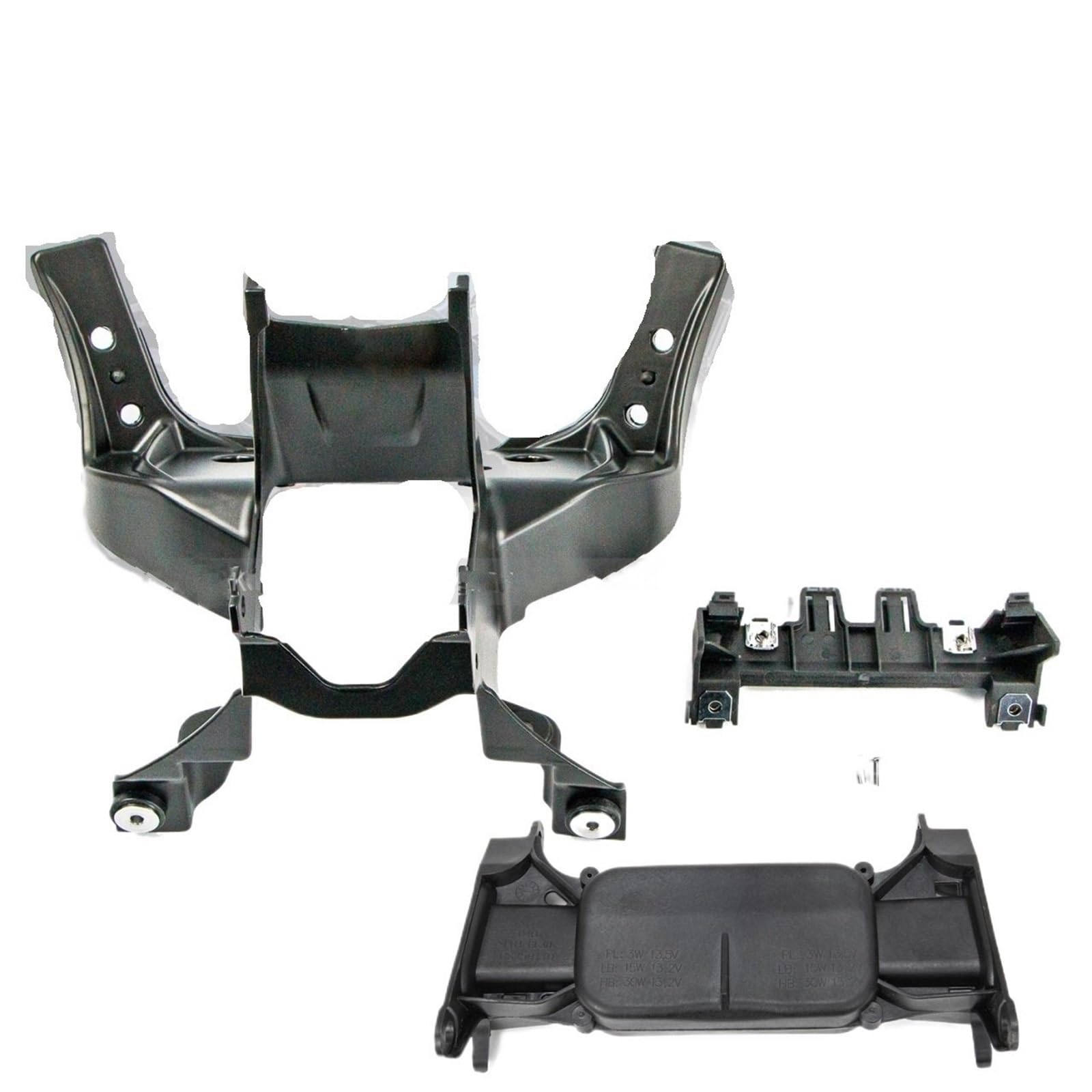 Syrenlzqadf A And B Fit For Bmw S1000rr 2019-2025 M1000rr Motorcycle Accessories Upper Fairing Stay Headlight Bracket Assembly Mount Headlight Mounting Bracket(A And B)