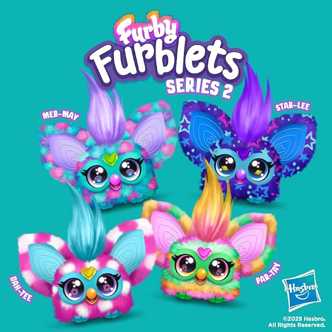 Furby Furblets Star-Lee mini amigo electrónico azul miniatura 9