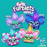 Furby Furblets Star-Lee Mini Electronic Plush Toy, Orange, White, Black - Image 9