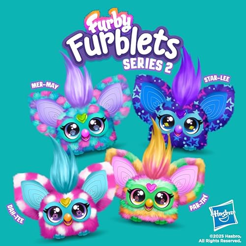 Furby Furblets Dah-Tee, Mini Peluche électronique, Marron
