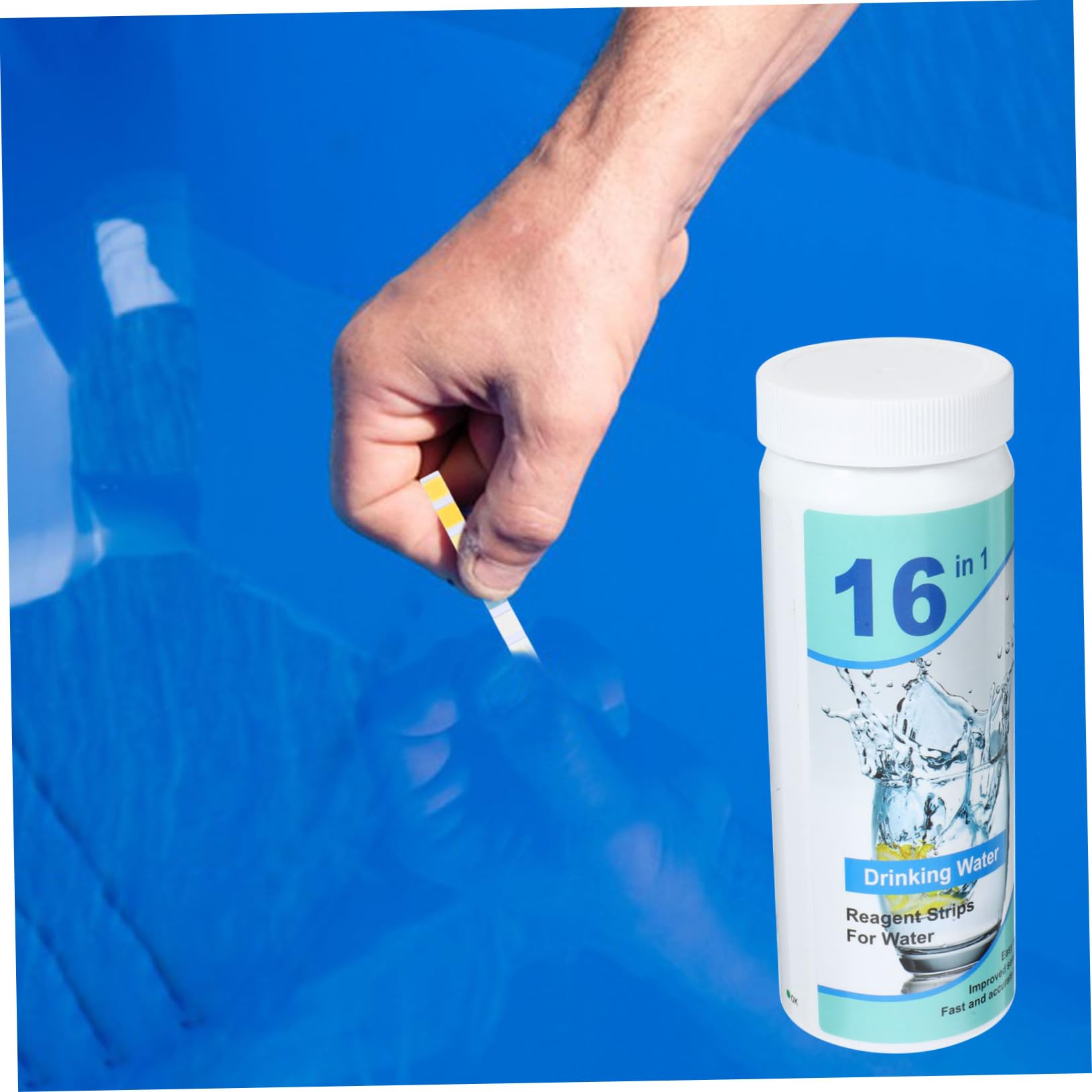 GLEAVI 400stücke Wasserteststreifen Für Trinkwasser Leitungswasser Und Aquarien Schnelle Ergebnisse Einfach Zu Bedienen Für Zuhause Und Pools Umfassende Wasserqualitätstest-kits