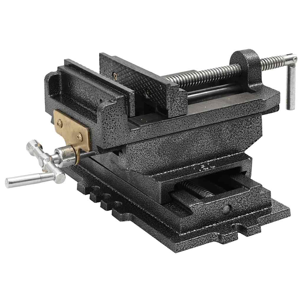 vidaXL Morsa Manuale Slitta Trasversale per Trapano a Colonna 150 mm
