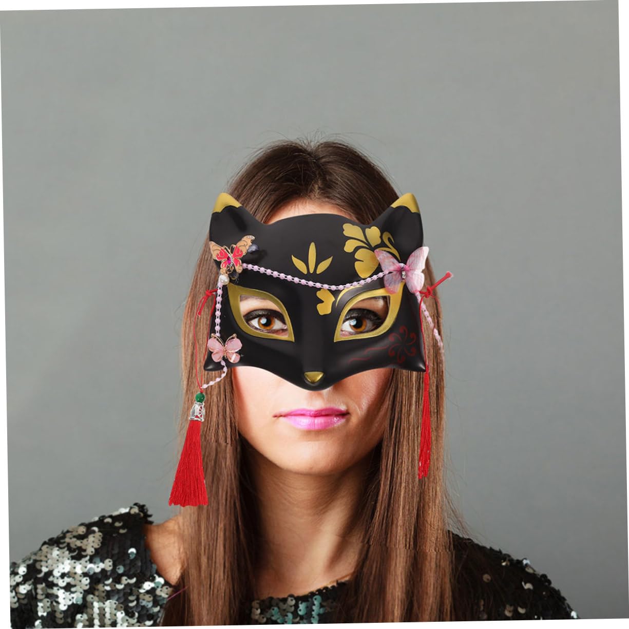 Healeved 4 Pezzi Maschera per Cosplay e Maschera per Halloween e Spettacoli Teatrali con e Design