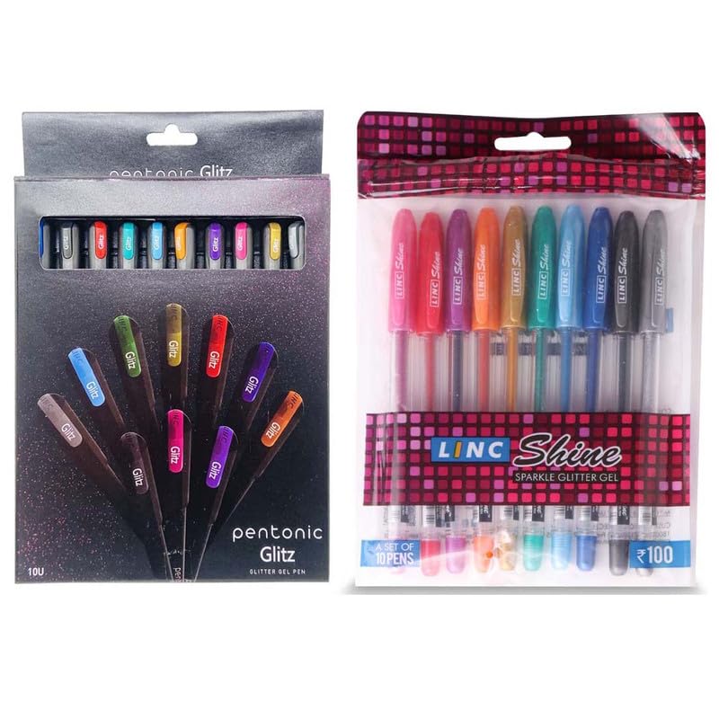 Linc Shine Glitter What Are The Best Glitter Gel Pens Linc Shine