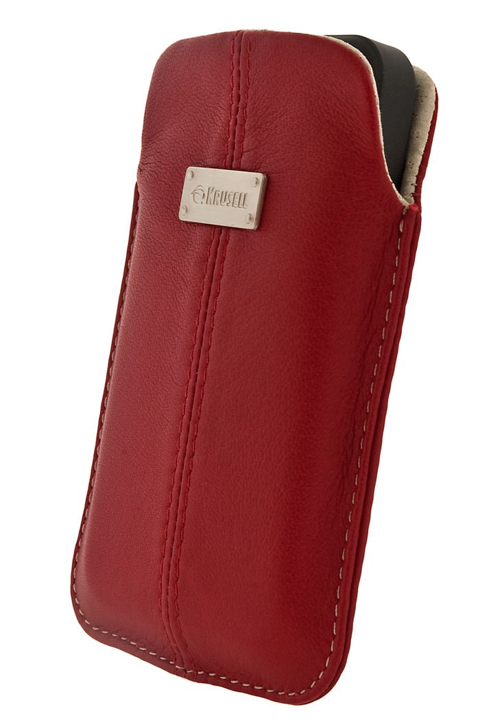 Krusell Luna XL Leather Pocket Pouch for iPhone SE/5s/5, 4s/4 and Other Smartphones w/up to 4.9 inch Screens