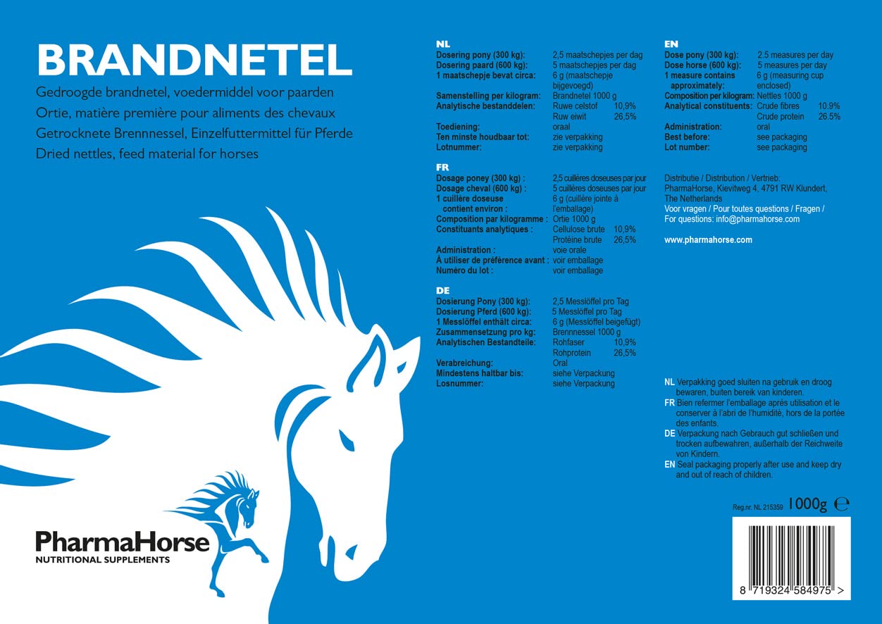 PharmaHorse Caballo de ortiga 1000 gramos