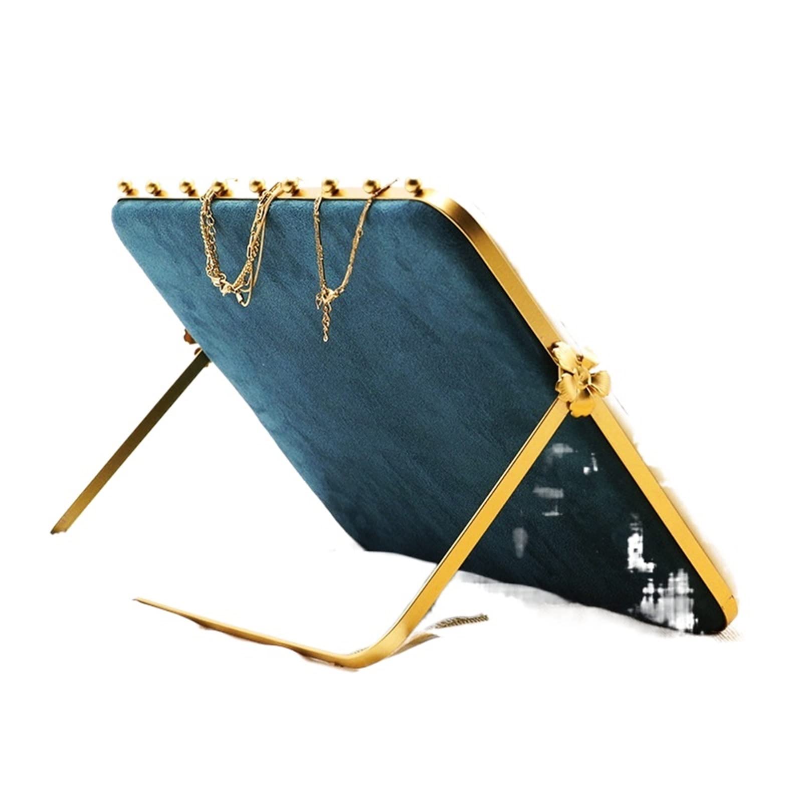 XZEIT Box, Two Colors Face Plum Screen Necklace Display Support Earrings Brooch Display Tray Support (Size : Stand)