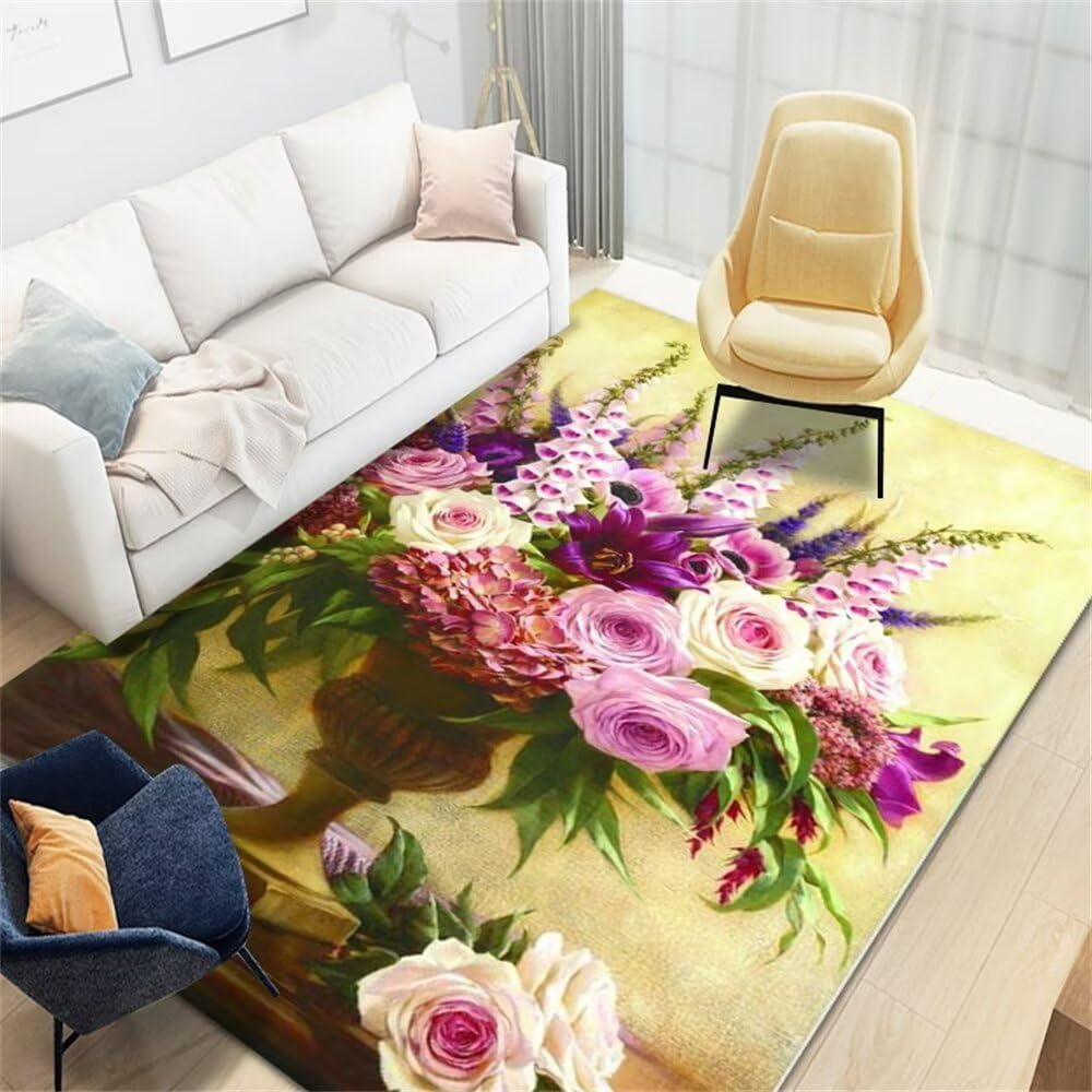Tapis de grand salon enfant 140x180 cm pour isoler le sol et jouer