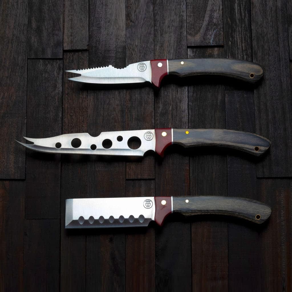 Prince of Scots Charcuterie Gift Set ~ 3 Knife Entertaining Starter Set