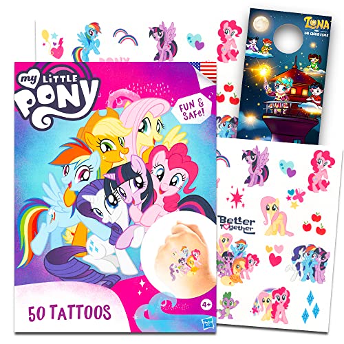 50 Pcs My Little Pony Temporary Tattoos for Girls Bundle image 4