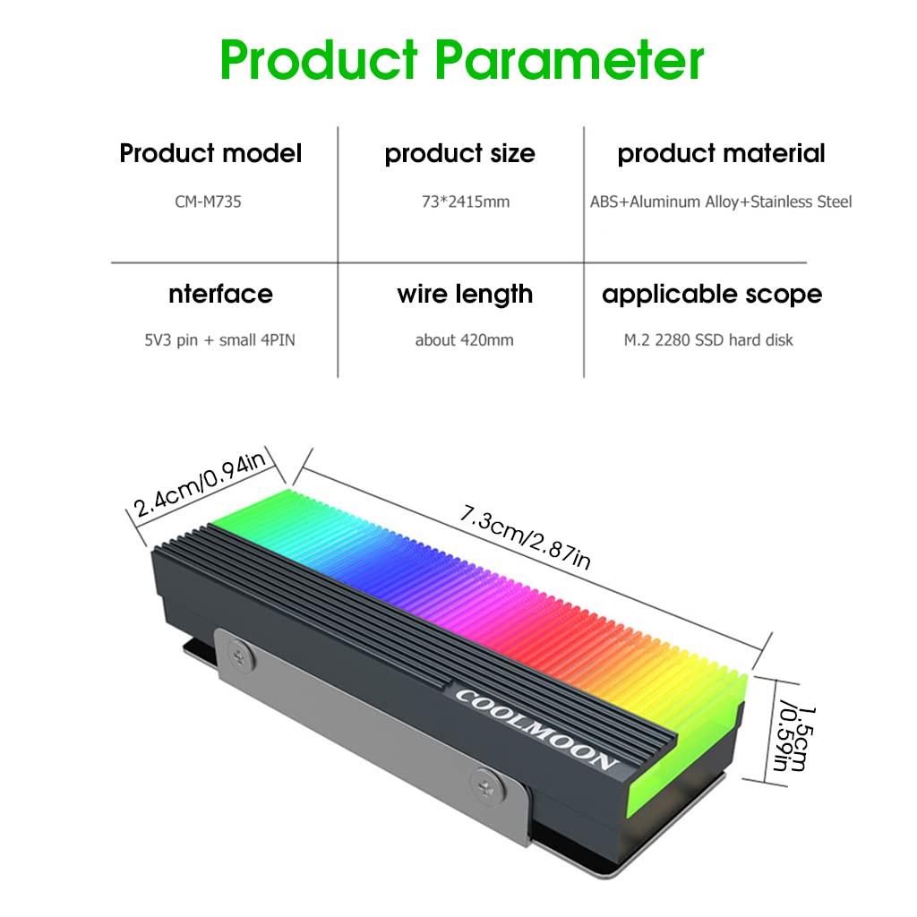 ZORBES M.2 Heatsink - NVMe SSD Cooling -6 ZORBES M.2 Heatsink - NVMe SSD Cooling -6