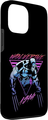 Miniatura 3 de Funda neón para iPhone 13 Pro Max Marvel X-Men Wolverine 1974
