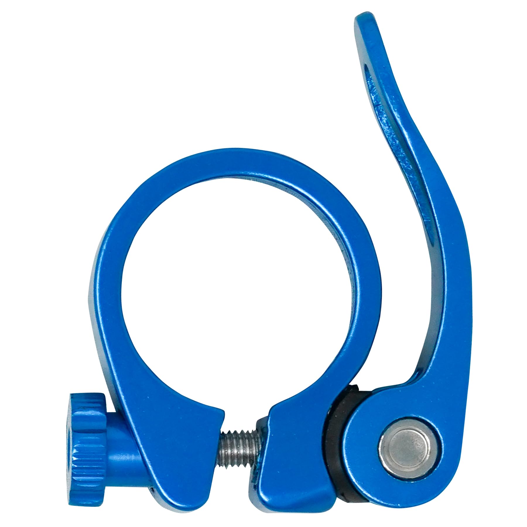 Laxzo Blue ® Bike Seat Post Clamp Aluminium Alloy Bicycle Quick Release Seatpost Collar 31.8Mm /34.9Mm For Mtb Road Casual Bike Bicycle (31.8Mm, )