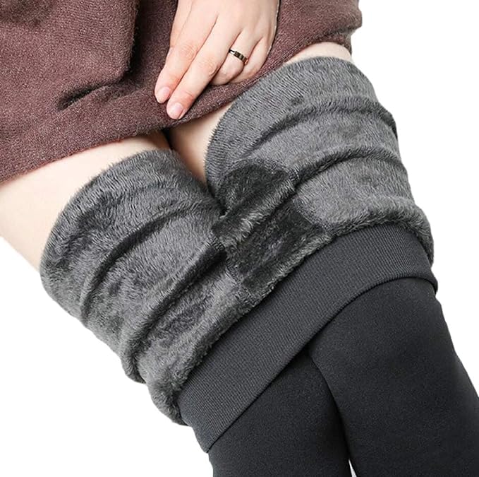 Image of Brachy Women's Winter Thermal Hot Fur Velvet Skinny Fit Jegging, Stretchable High Waist Leggings Without Socks | Footless Skinny Fit Winter (BCA WINTERCUTLEGZ1-P)