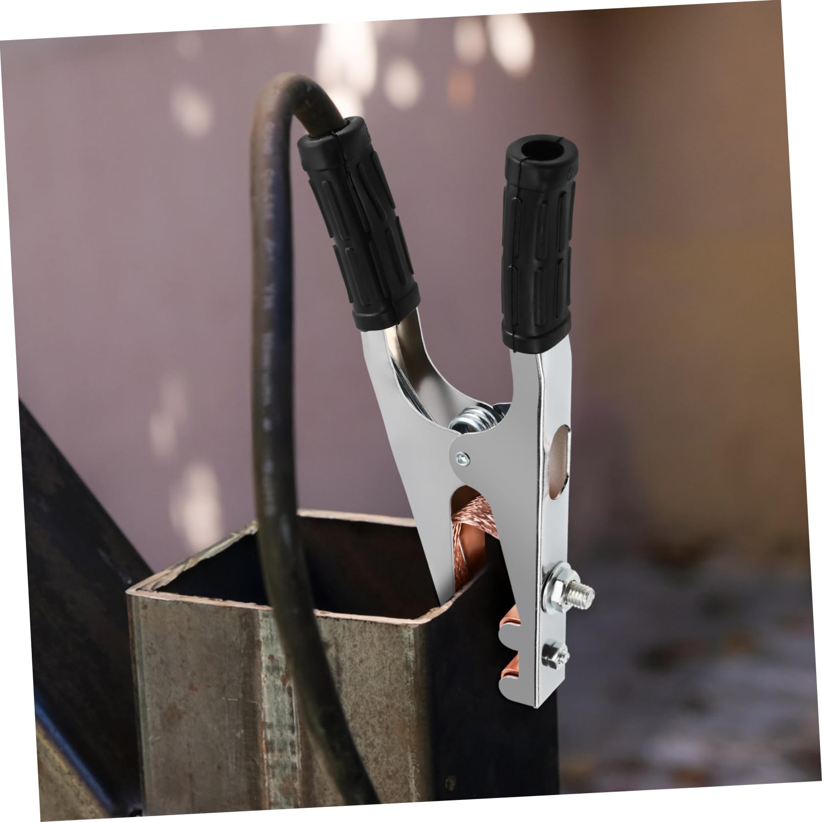 Mipcase Electric Ground Clamp Welding Tool Grounding Clamp Firm Grip Essential for Safe Welding