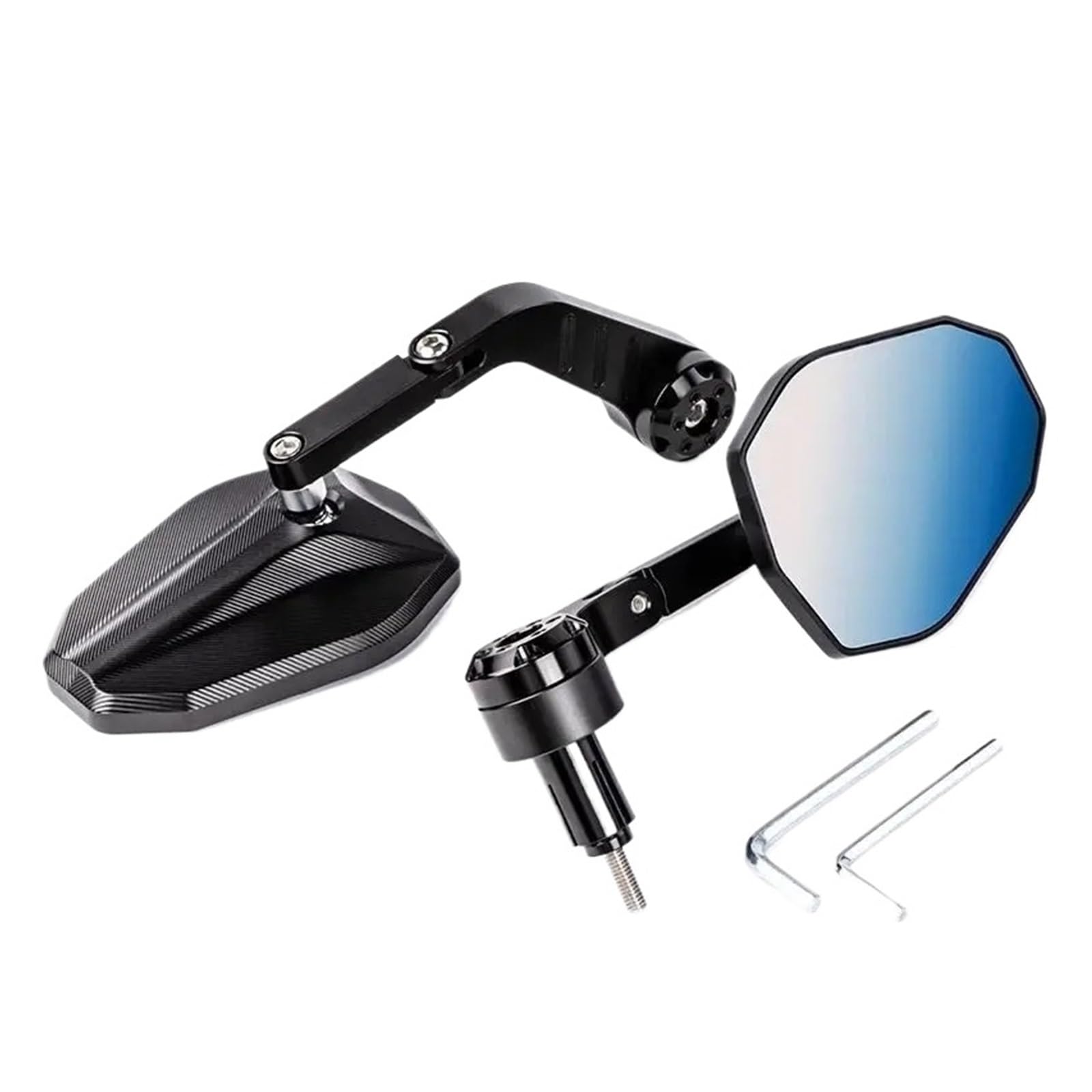 Lewa I Prawa Strona Motocykla 22mm 7/8 Cala Koniec Kierownicy Lusterka Wsteczne Uniwersalne