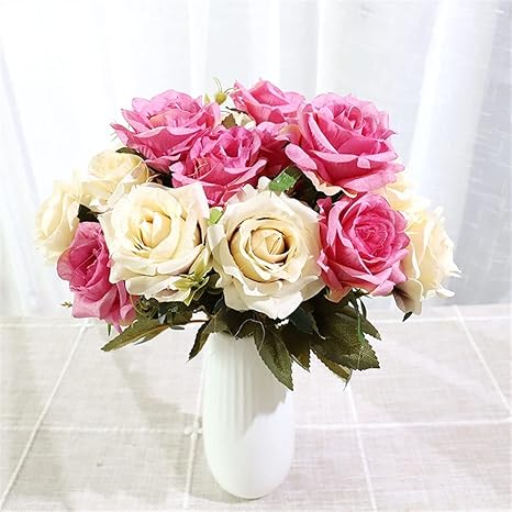 Amazon Co Jp アートフラワー 赤い絹のバラの造花の大きな結婚式の花のための秋の偽の花のリビングルームの家の装飾 Color Rose Home Kitchen Amazon Co Jp アートフラワー 赤い絹のバラの造花の大きな結婚式の花のための秋の偽の花のリビングルームの家の装飾 Color Rose Home Kitchen