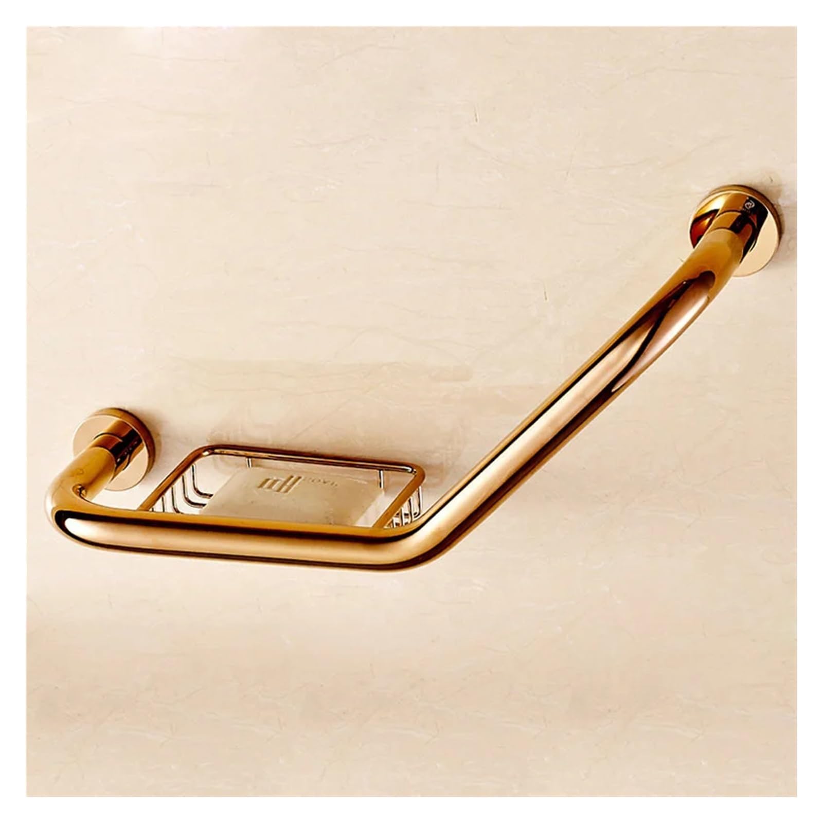 Apoyabrazos de baño negro/dorado/cromado/oro rosa latón, manija, apoyabrazos for bañera, pasamanos, barras apoyo, barra seguridad lujo Apto para duchas y bañeras(Chrome Style 1)
