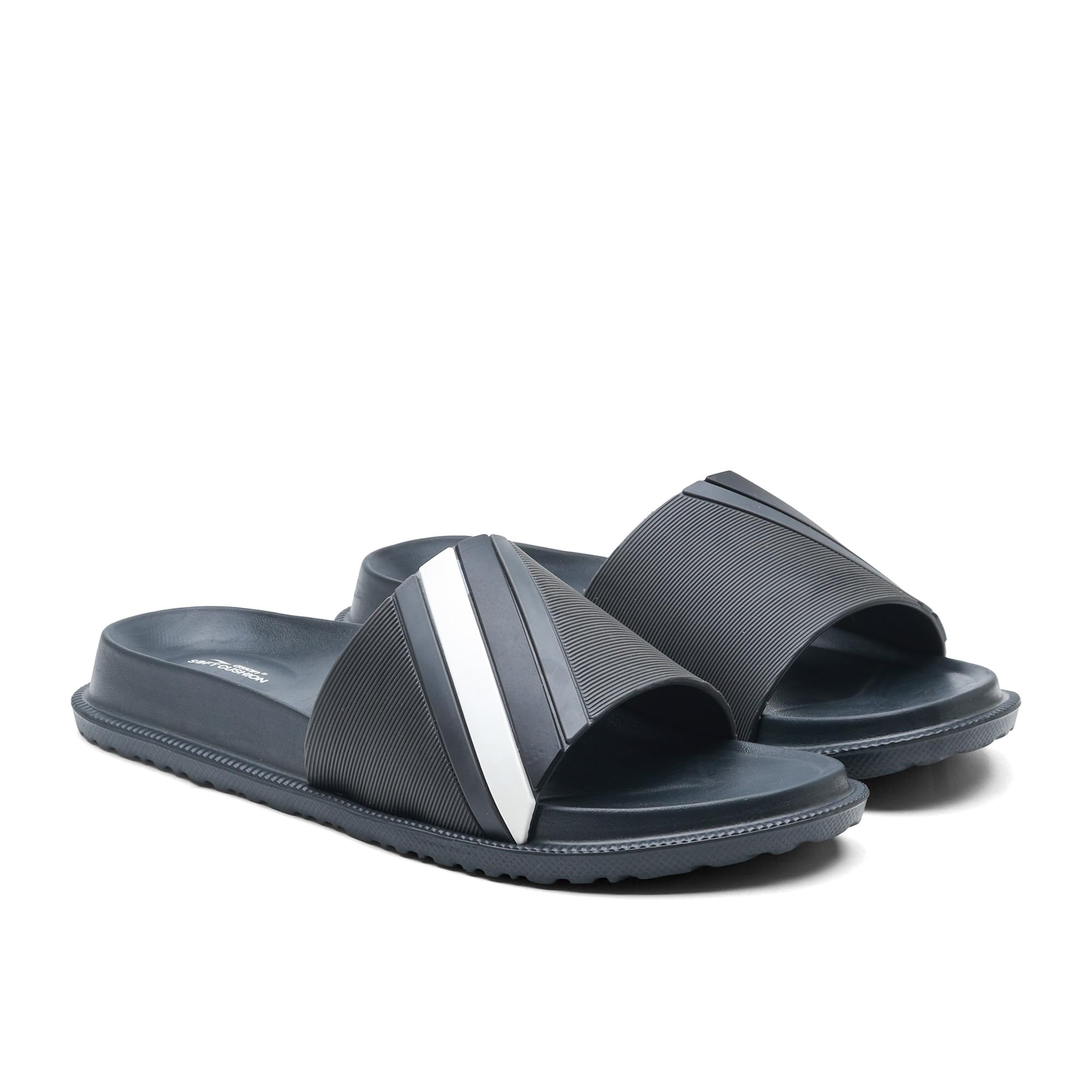 asian Men’s Slider-54 Slides | Soft Slippers with Anti-Skid Sole | Lightweight & Comfortable House, Gym, and Casual Use Slides-picture-36