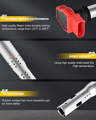 Miniatura 3 de OCPTY Paquete de bobinas de encendido de iridio para 5C1688 UF-529 para Volkswagen para Audi MK5 MK6 GTI para Jetta para Golf para Passat para