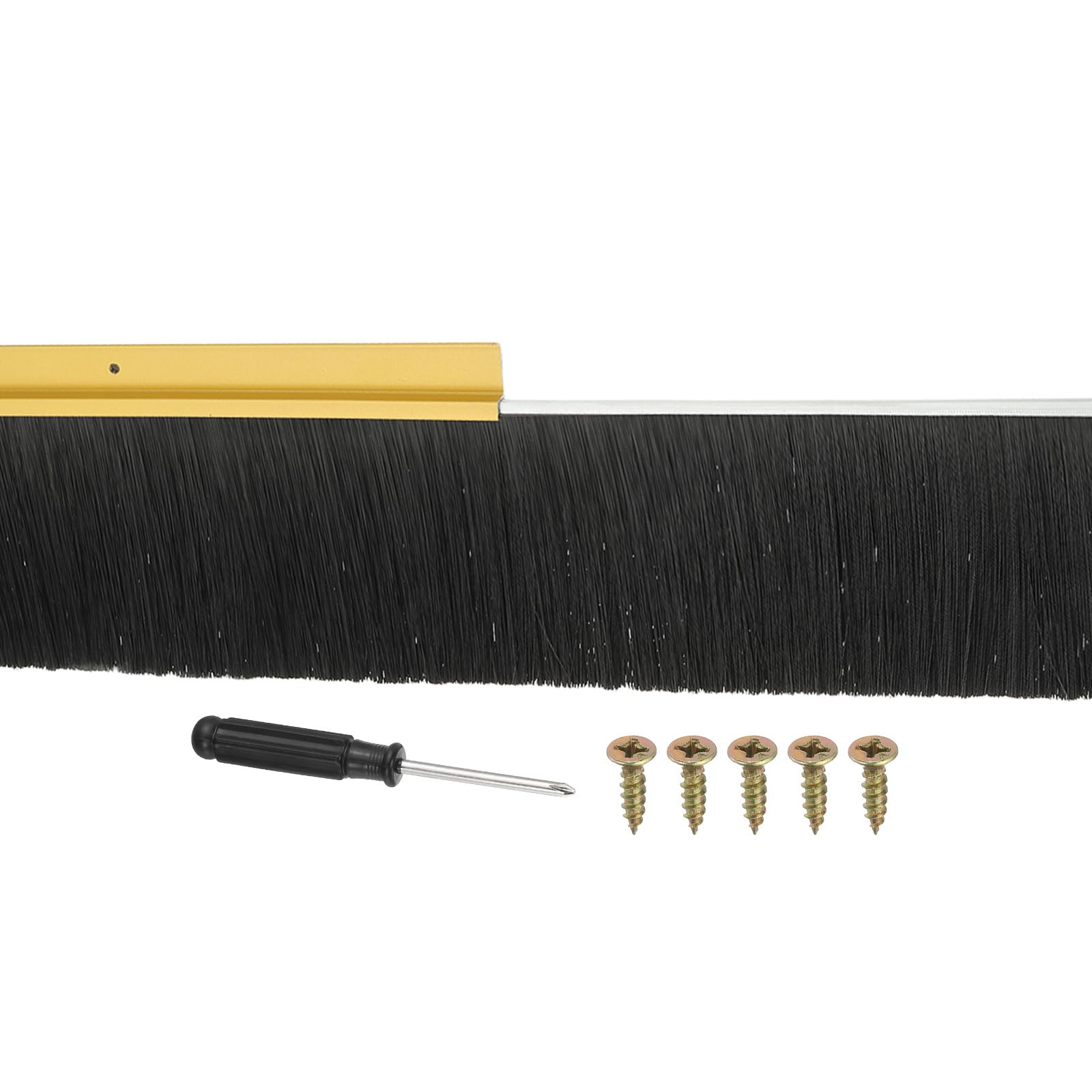 PATIKIL Door Brush Sweeps 1.57" Bristles x 47.24" Long