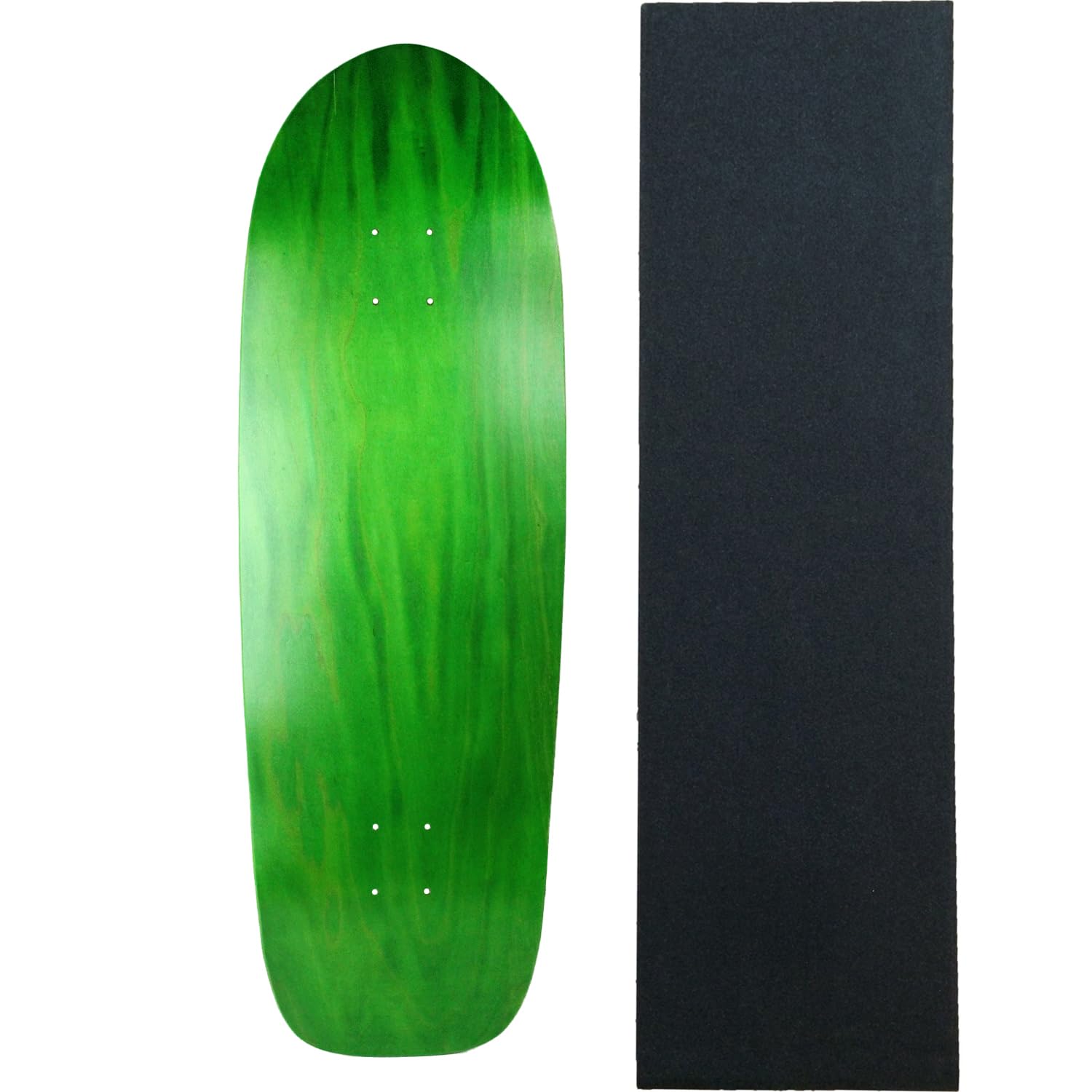 Moose Old School Skateboard Deck Blank Retro 80's 10" x 33" Full Shape with Black Griptape Sheet