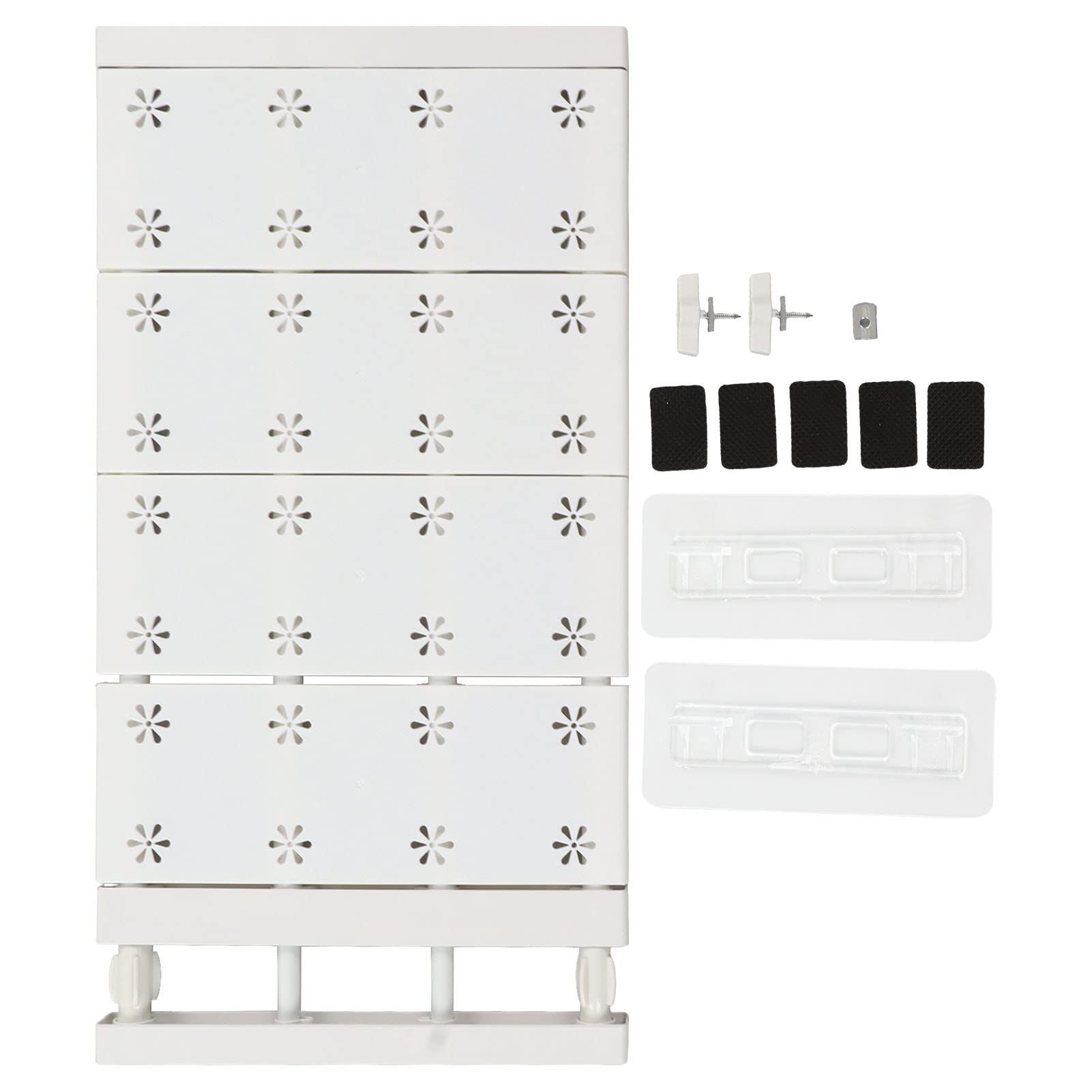 Étagères extensibles pour organiser les vêtements de bébé dans la garde-robe